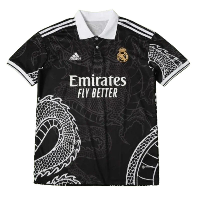REAL MADRID 'DRAGON' SPECIAL EDITION (BLACK) SHIRT 2023/24