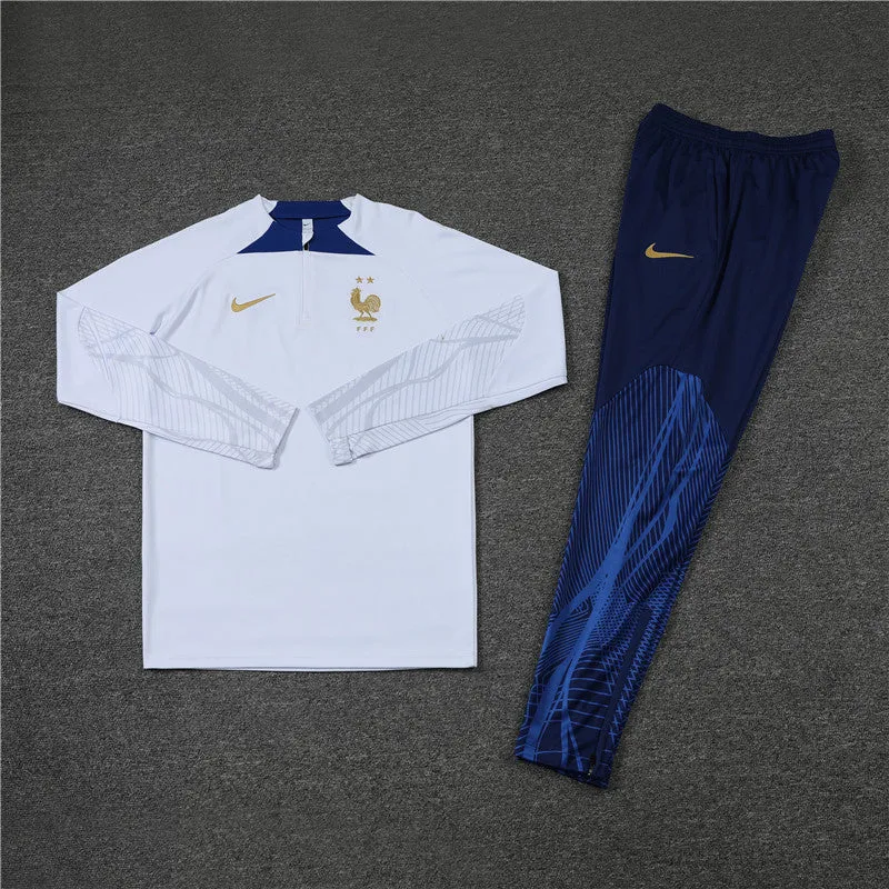 FRANCE TRACKSUIT 22-23 WHITE