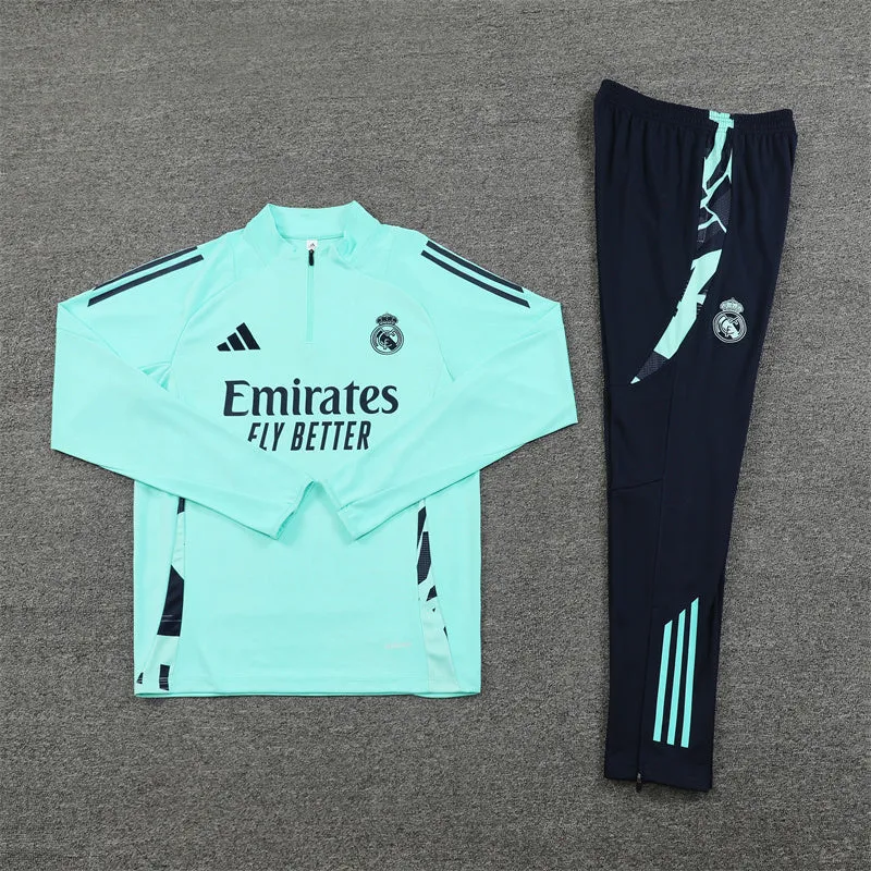 REAL MADRID 24-25 LIGHT BLUE TRACKSUIT