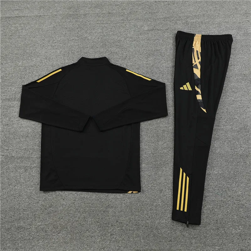 REAL MADRID 24-25 BLACK TRACKSUIT