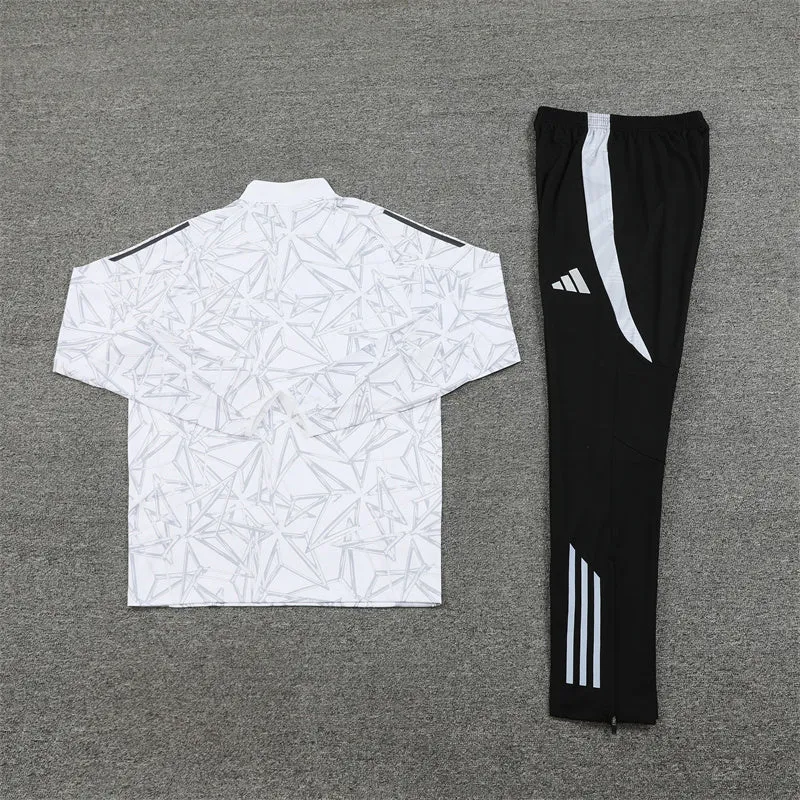 REAL MADRID WHITE PATTERN TRACKSUIT