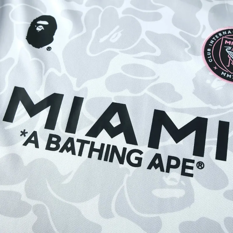 BAPE X INTER MIAMI WHITE CAMO SHIRT 2023/24