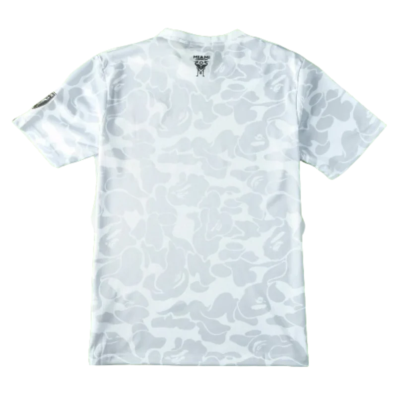 BAPE X INTER MIAMI WHITE CAMO SHIRT 2023/24