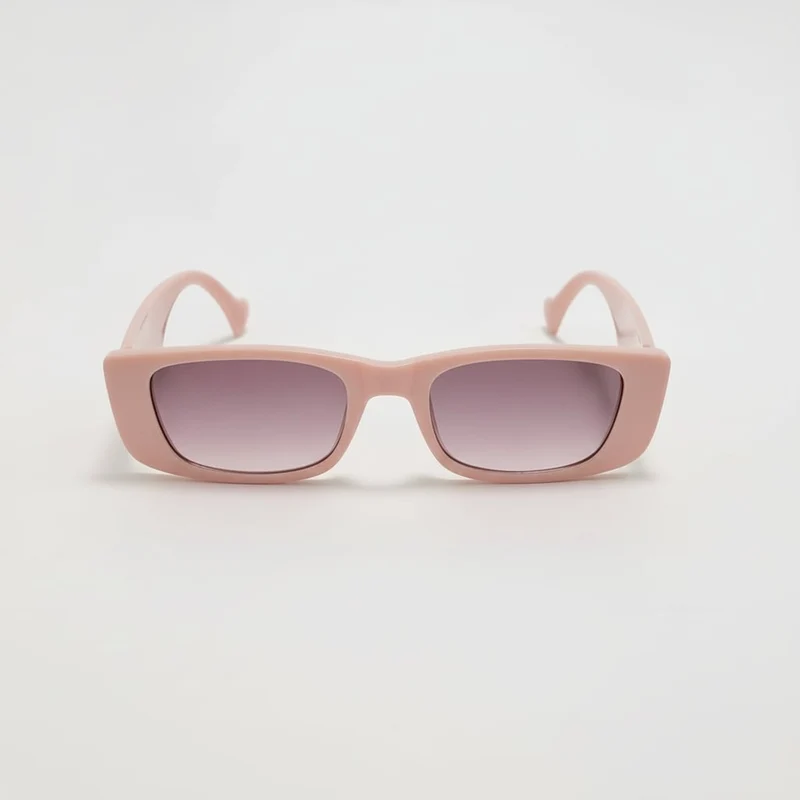 Occhiali bambina da sole rettangolari - Rosa