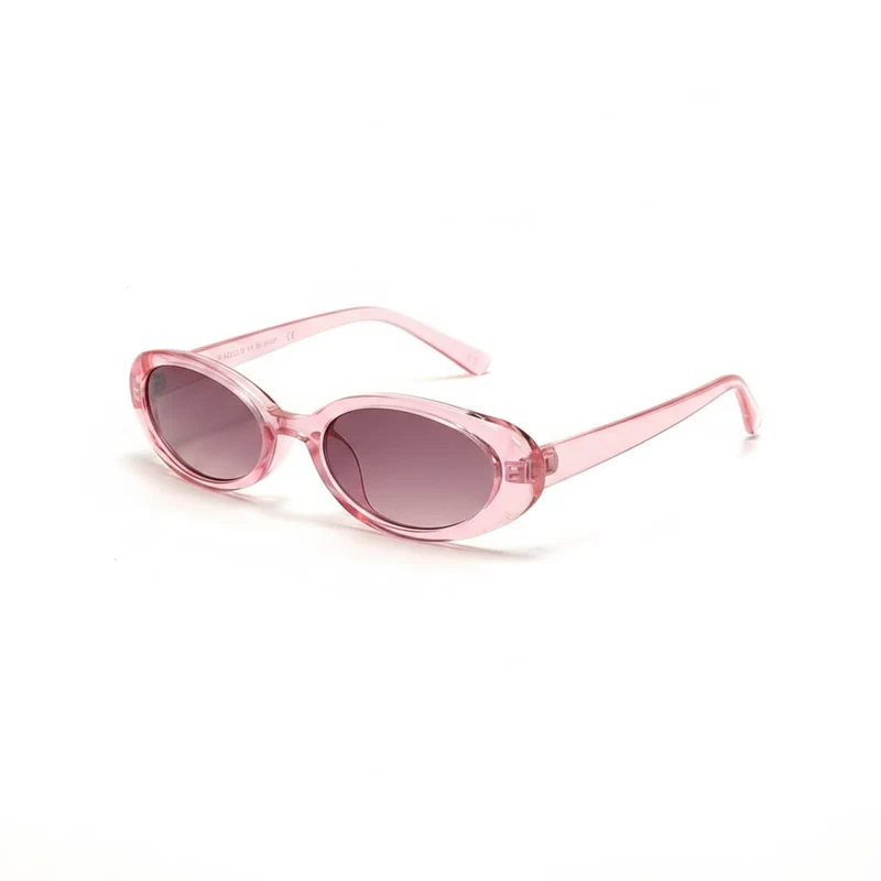 Occhiali bambina trasparenti colorati ovali - Rosa