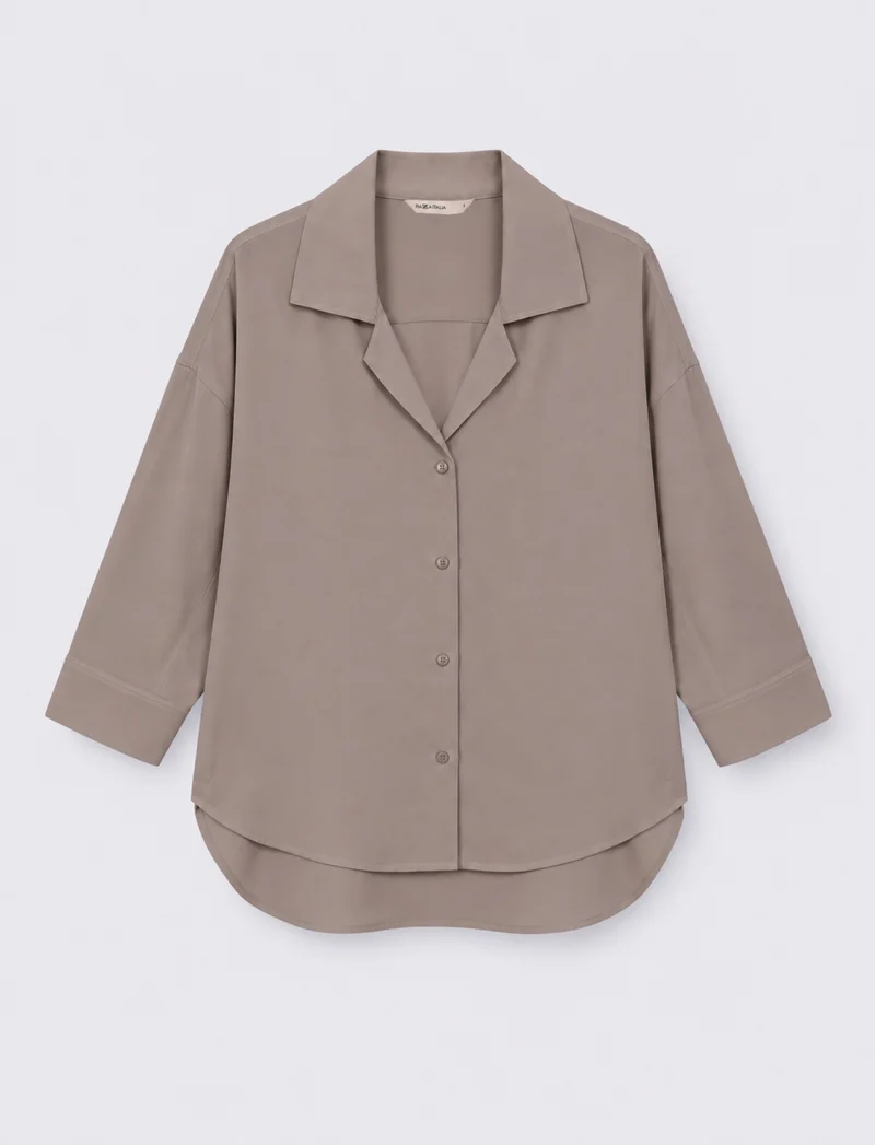 camicia ml donna - Grigio stone