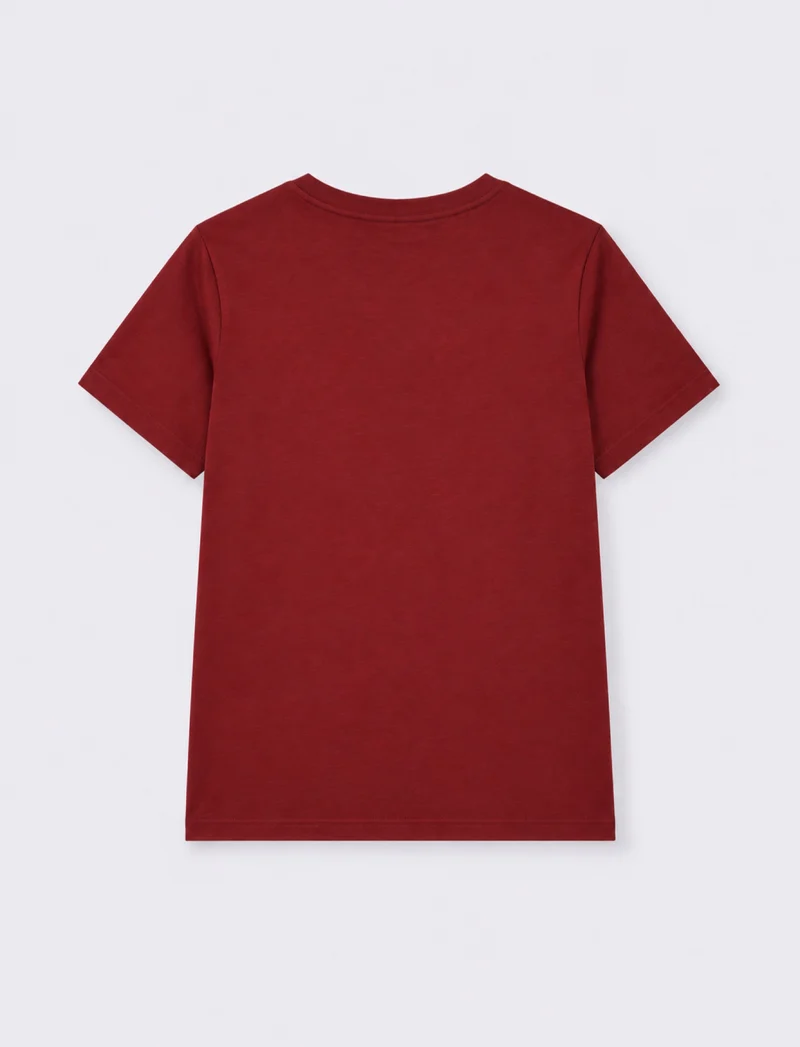 t-shirt mc donna - Rosso rubino