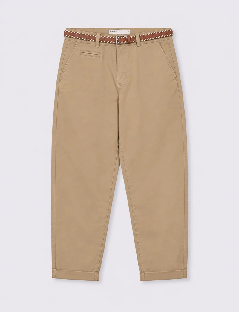PANTALONE BASICO - Grigio talpa