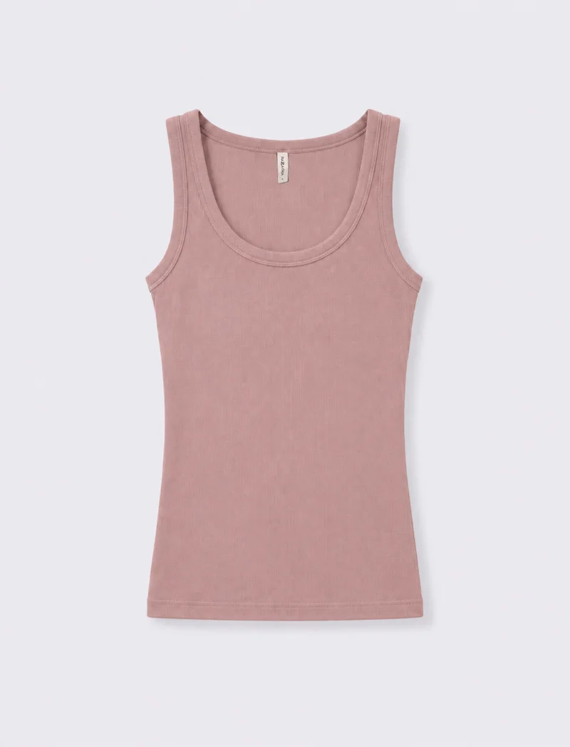 TOP DONNA - Rosa polvere
