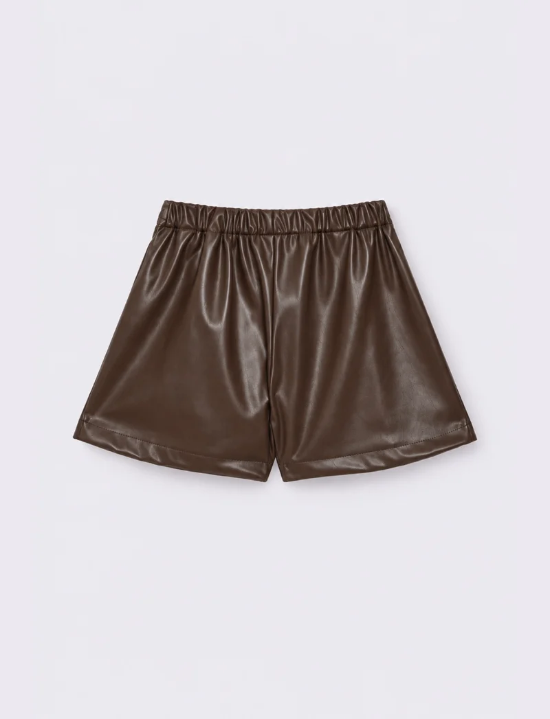 Shorts da bambina - Marrone