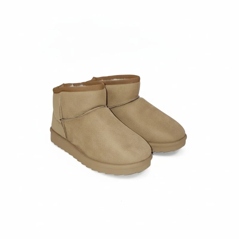 Stivaletto da neve bambina camel scamosciato - Cammello