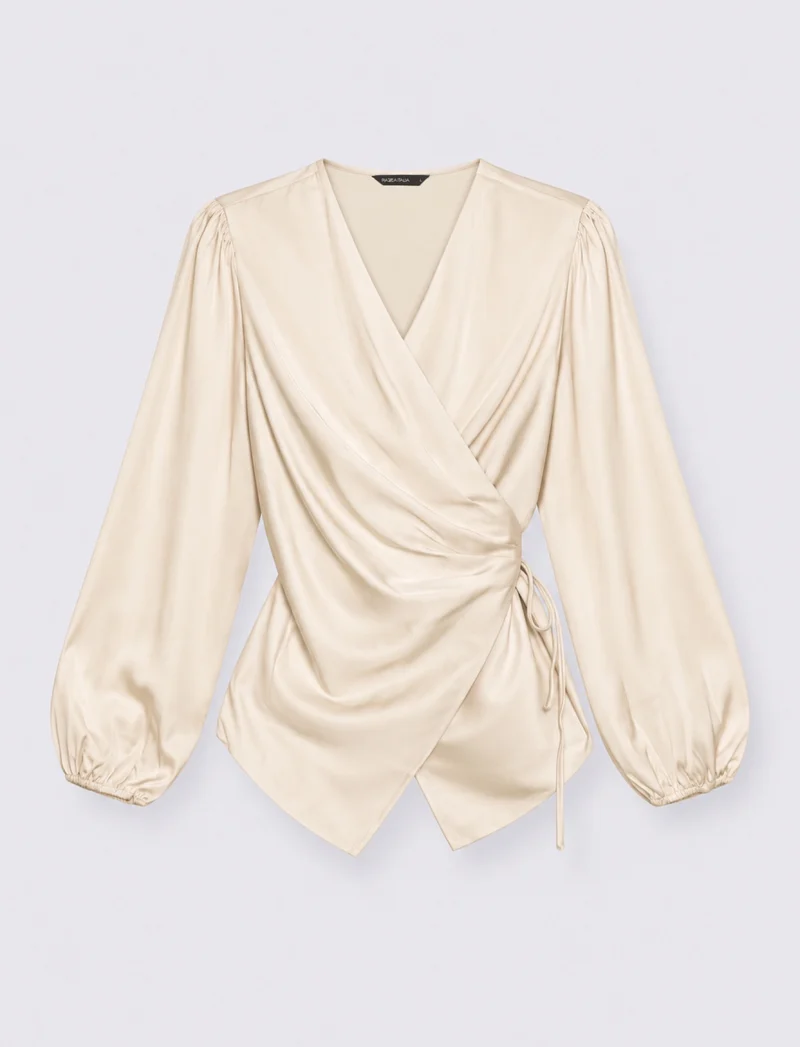 Casacca con chiusura a laccetto elegante - Avorio