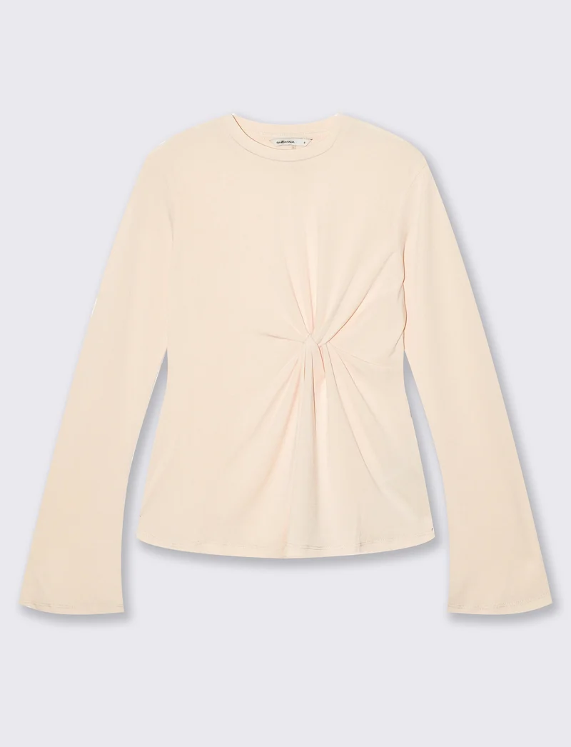t-shirt ml nodo - Beige ecru