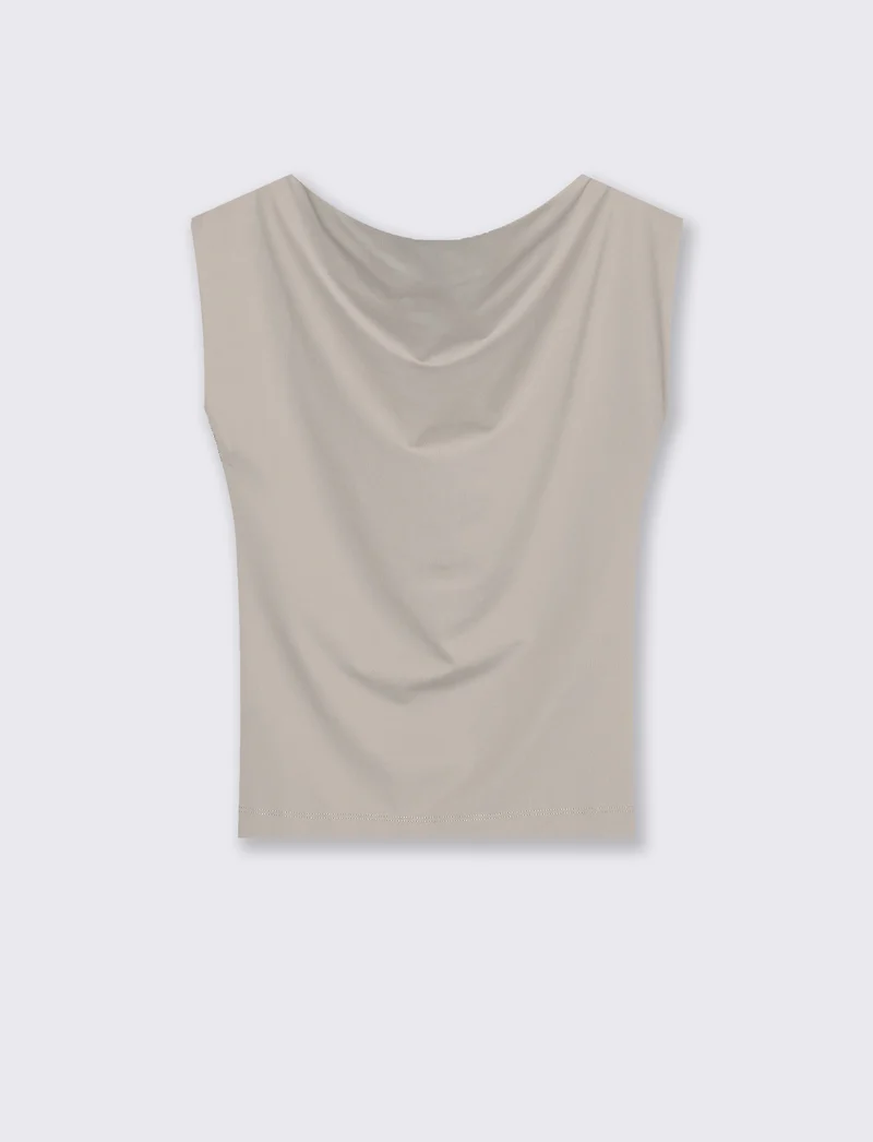 t-shirt mc donna - Grigio stone
