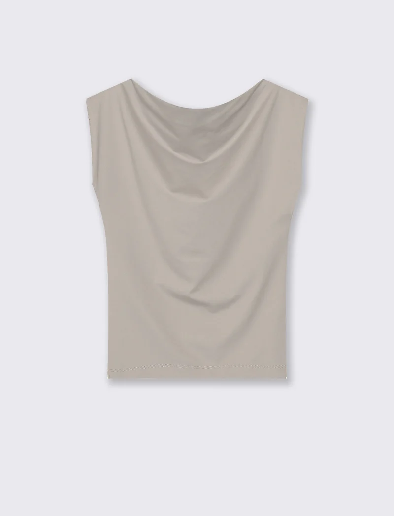 t-shirt mc donna - Grigio stone