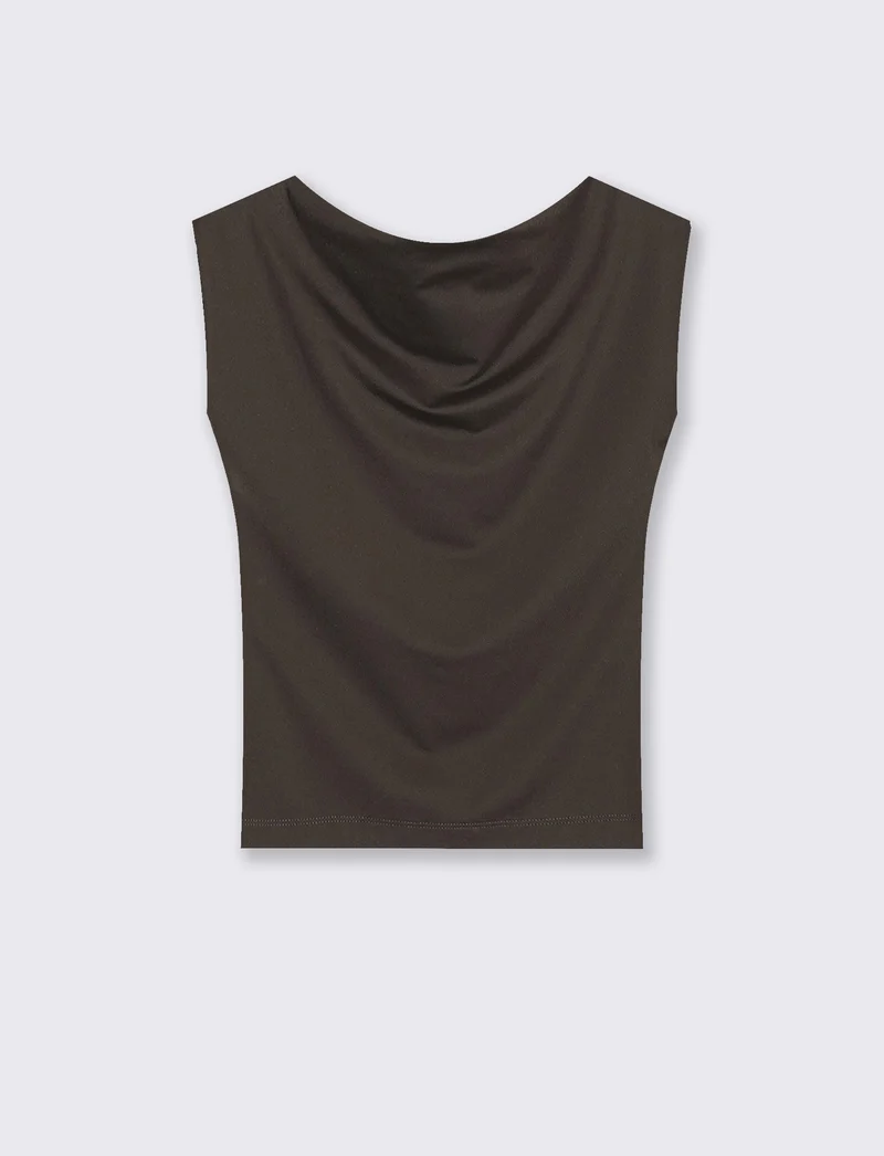 t-shirt mc donna - Moro