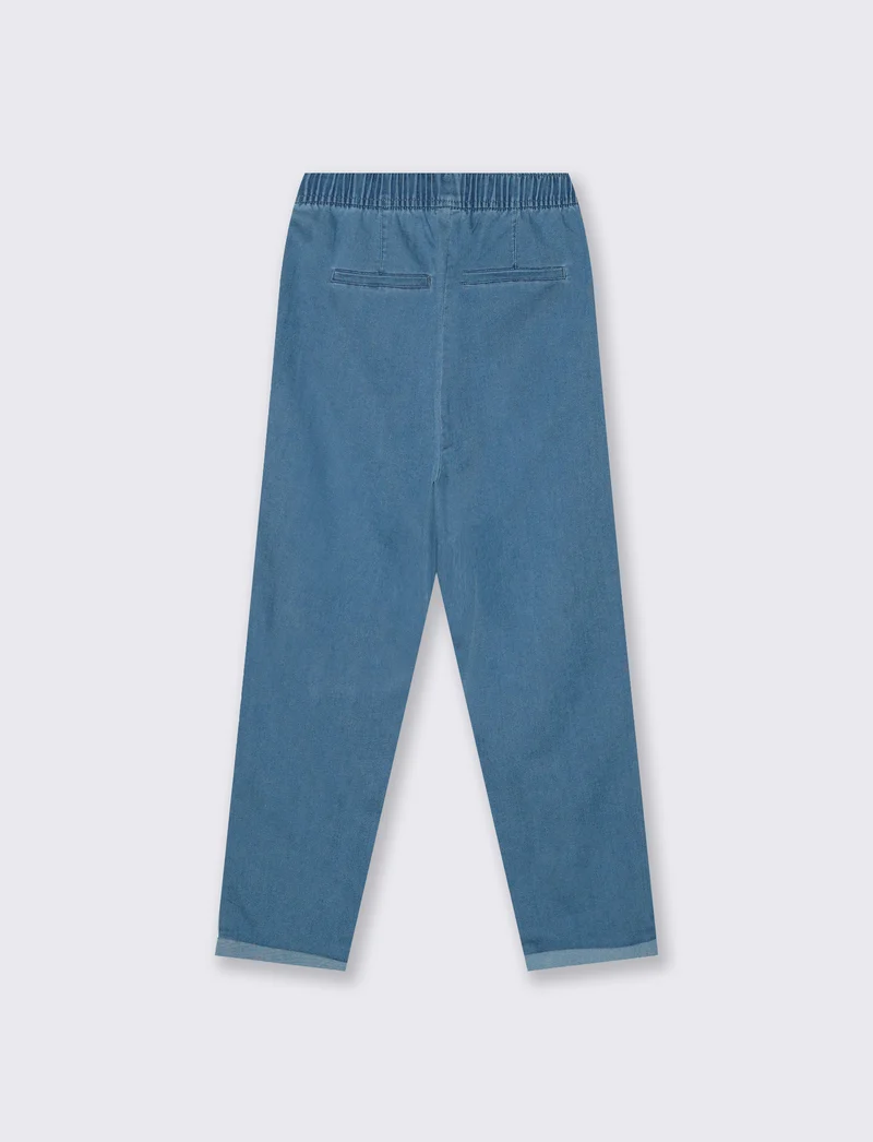 PANTALONE DONNA CON LACCETTO - Denim