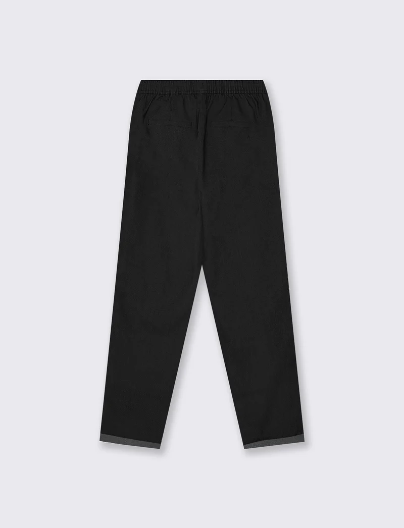 PANTALONE DONNA CON LACCETTO - Nero