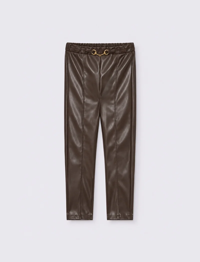 Leggings Bambina - Marrone