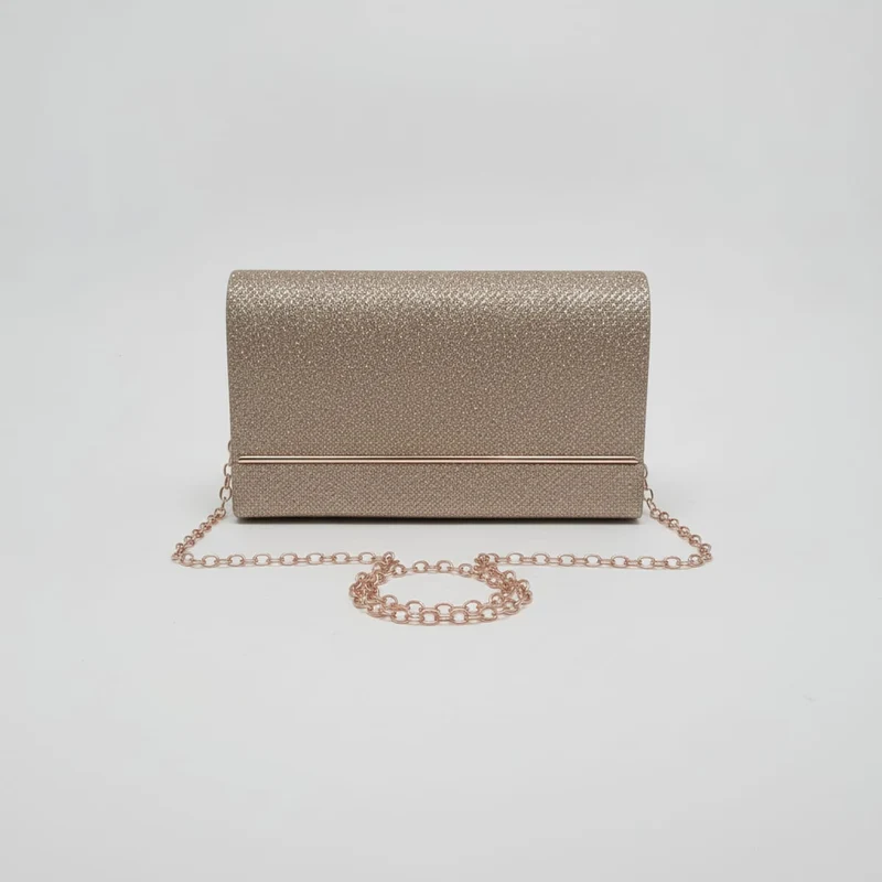 Pochette donna lurex cerimonia - Rosa