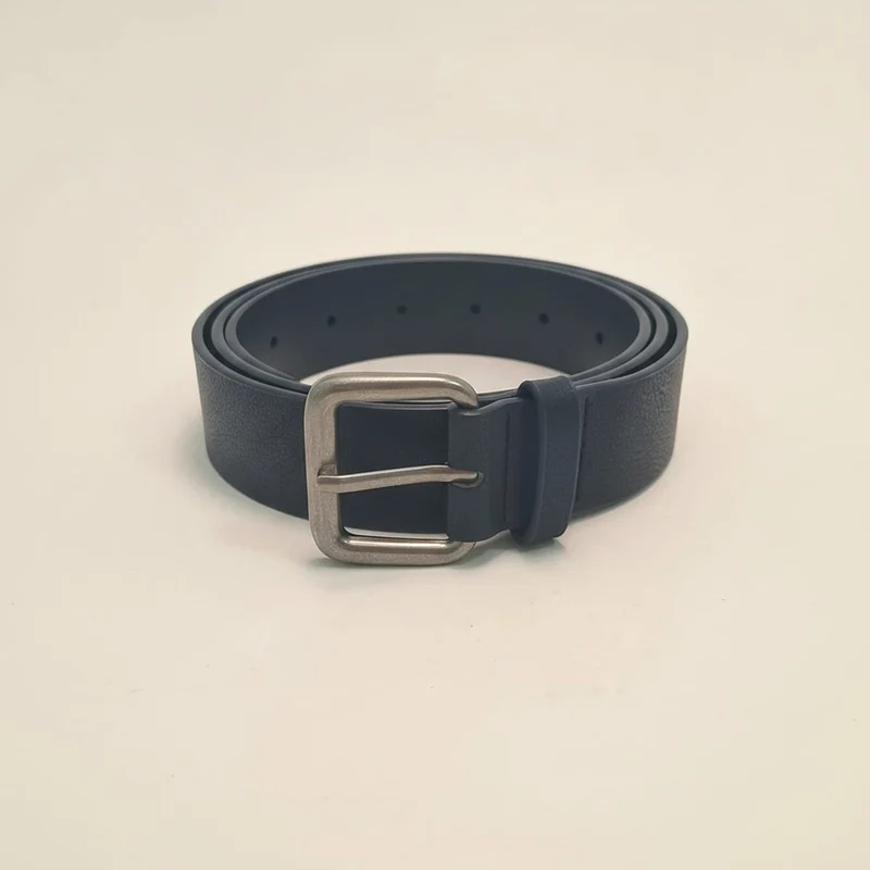 Cintura uomo senza cuciture basic 3,5cm - Blu