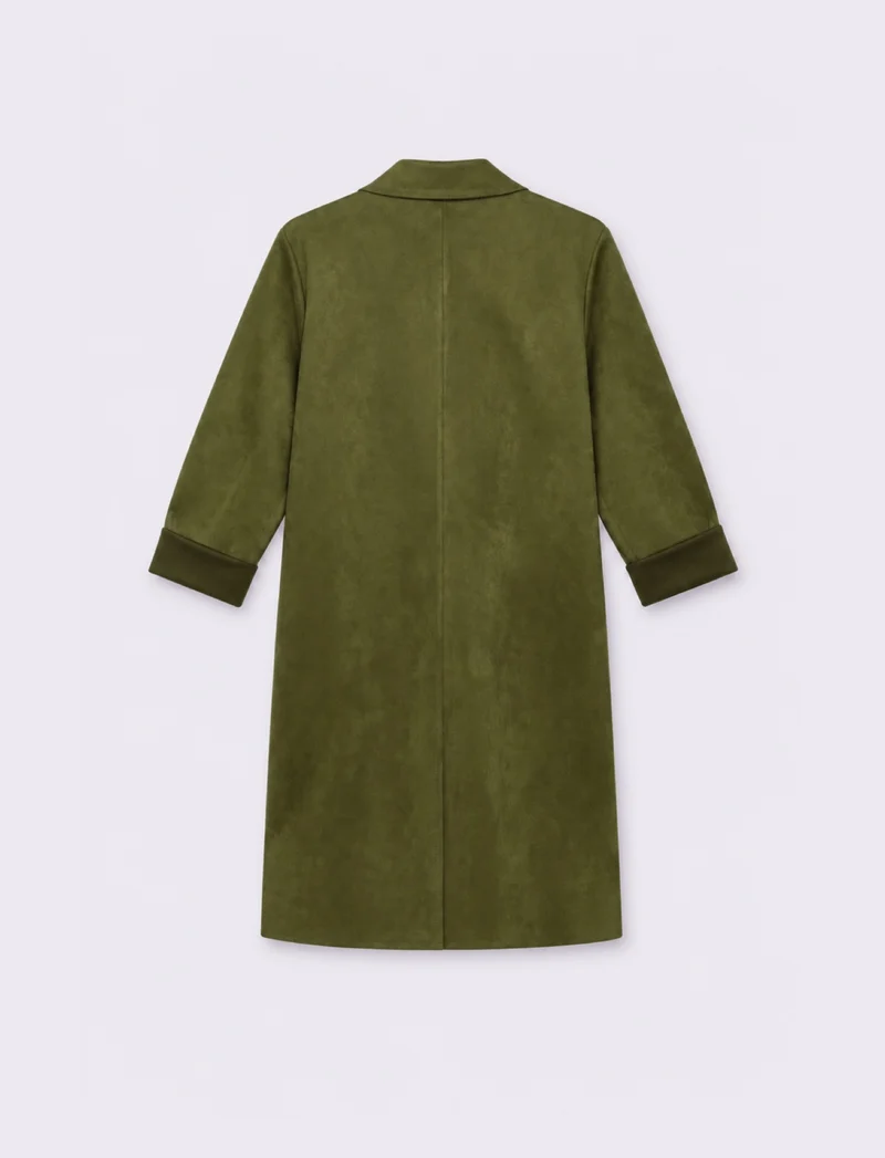 Trench effetto suede - Kaky 1