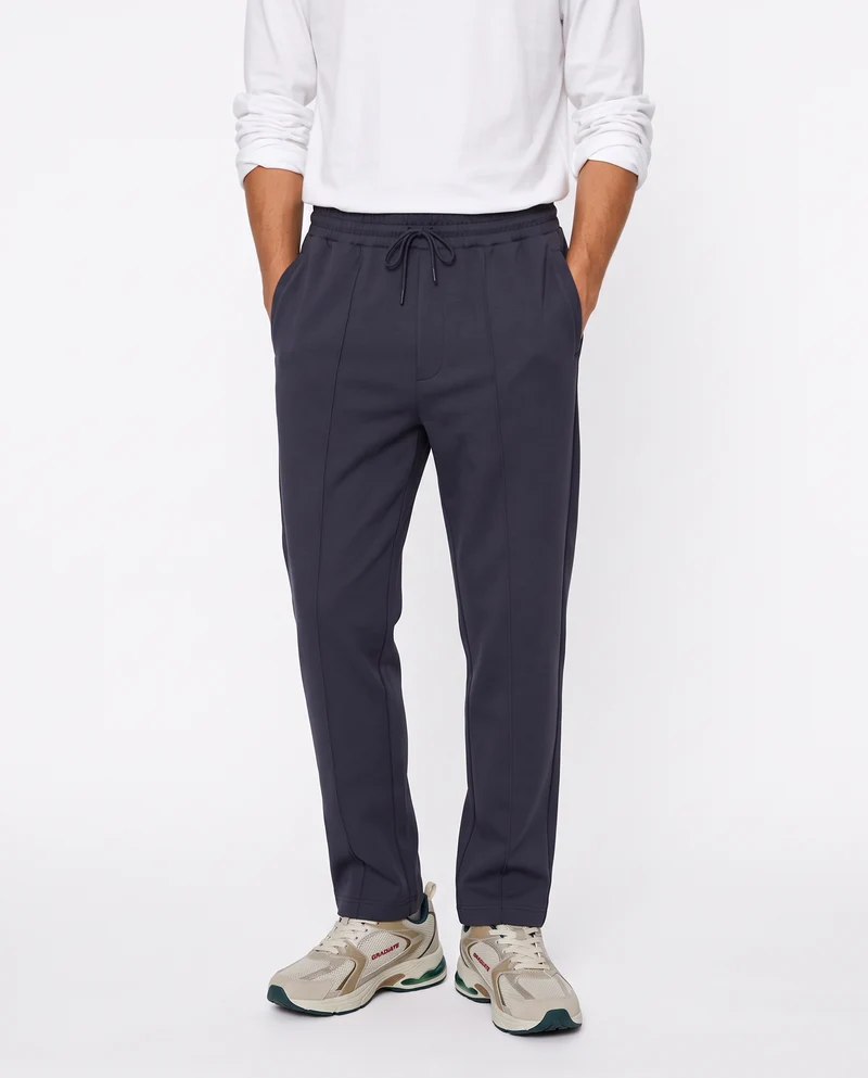 Pantaloni Jogger Soft Touch Relaxed Fit - Avion