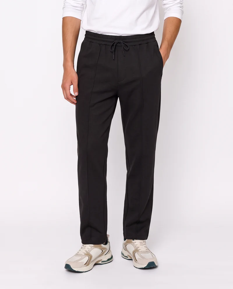 Pantaloni Jogger Soft Touch Relaxed Fit - Nero