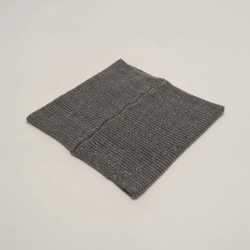 Collo uomo in maglia peso medio - Grigio