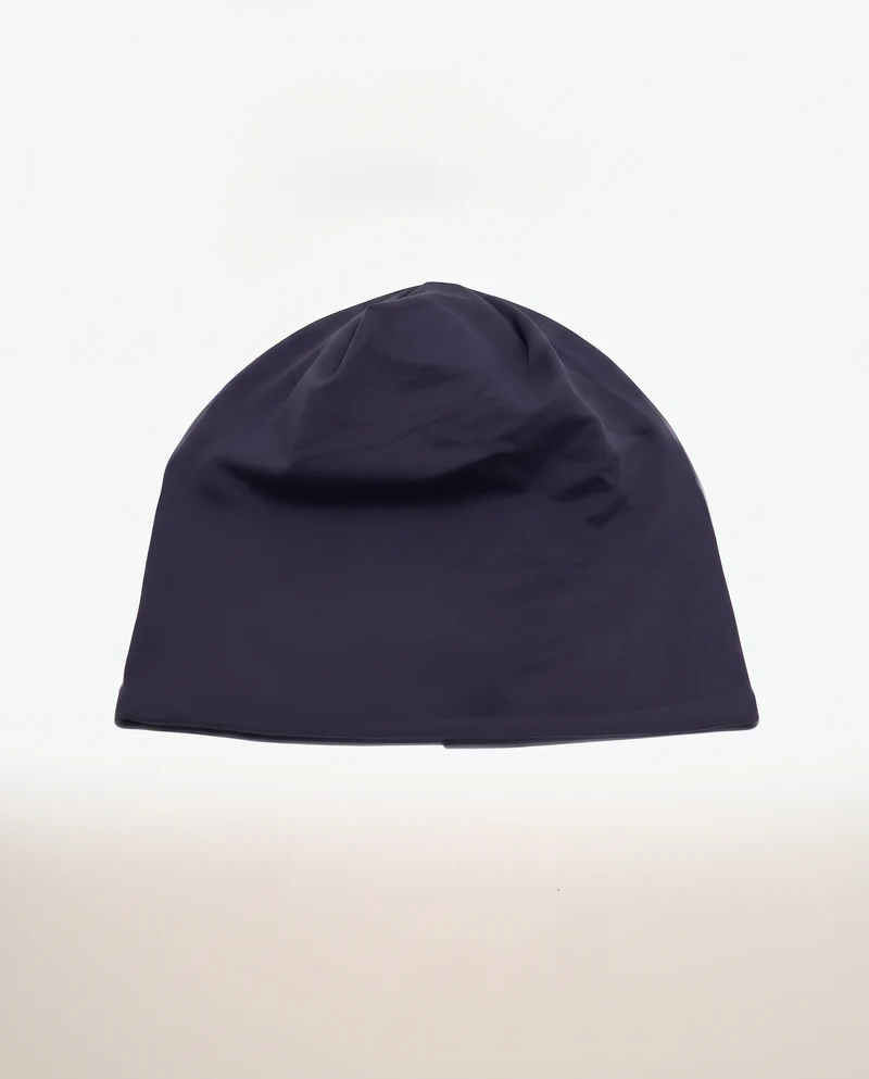 Cuffia melange jersey per uomo - Blu