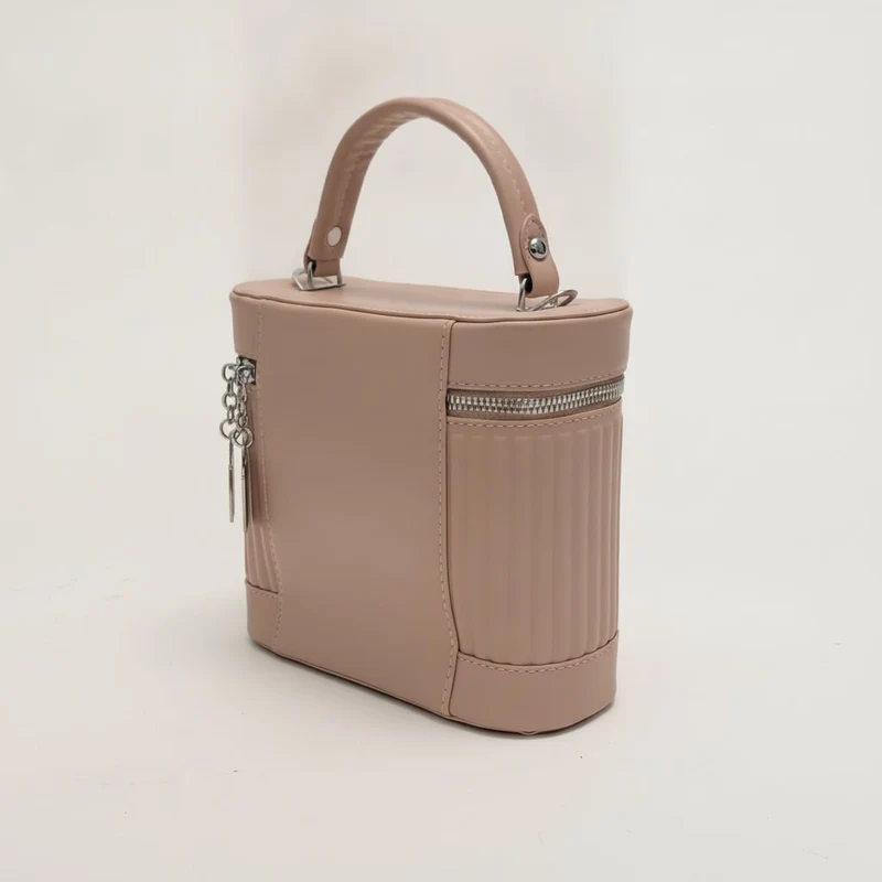Bauletto beauty con tracolla - Beige