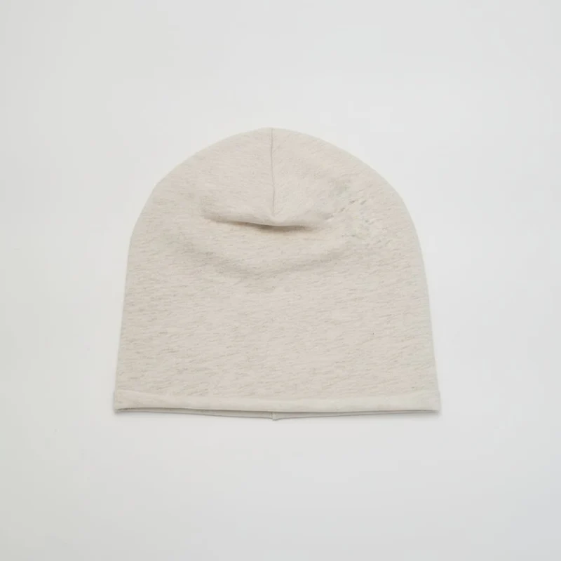 Cuffia melange jersey per uomo - Beige