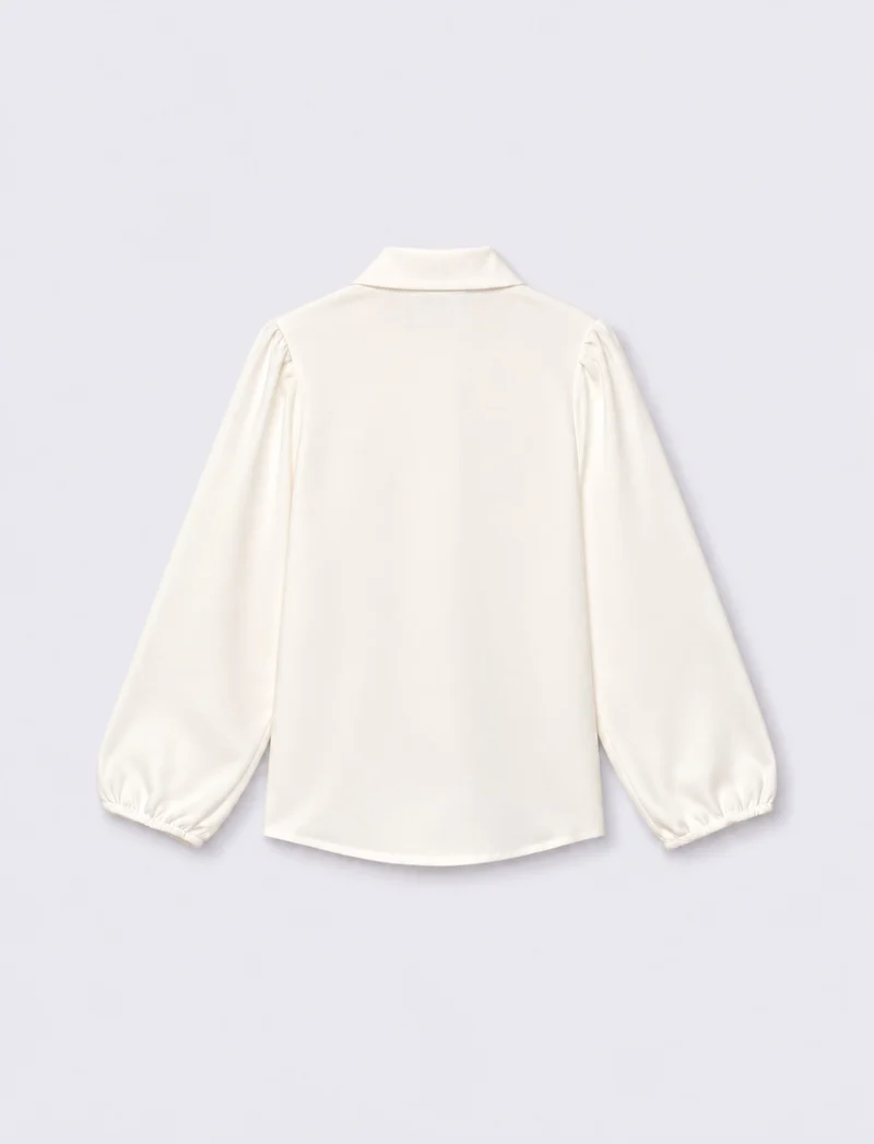 Camicia da bambina - Bianco