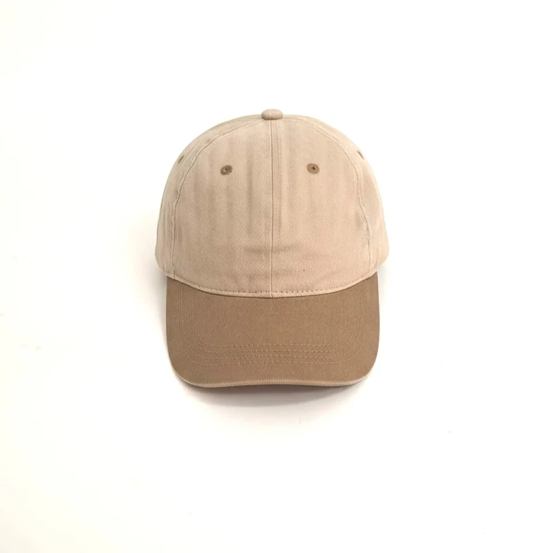 Cappello uomo baseball visiera delave' bicolor - Beige