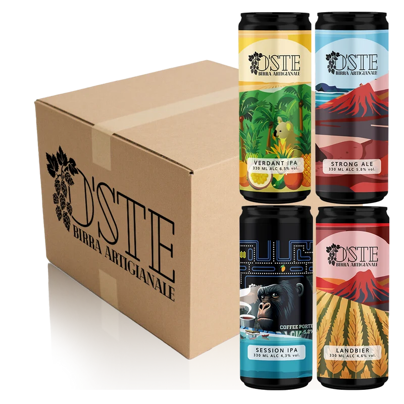 Box degustazione 4 birre artigianali miste