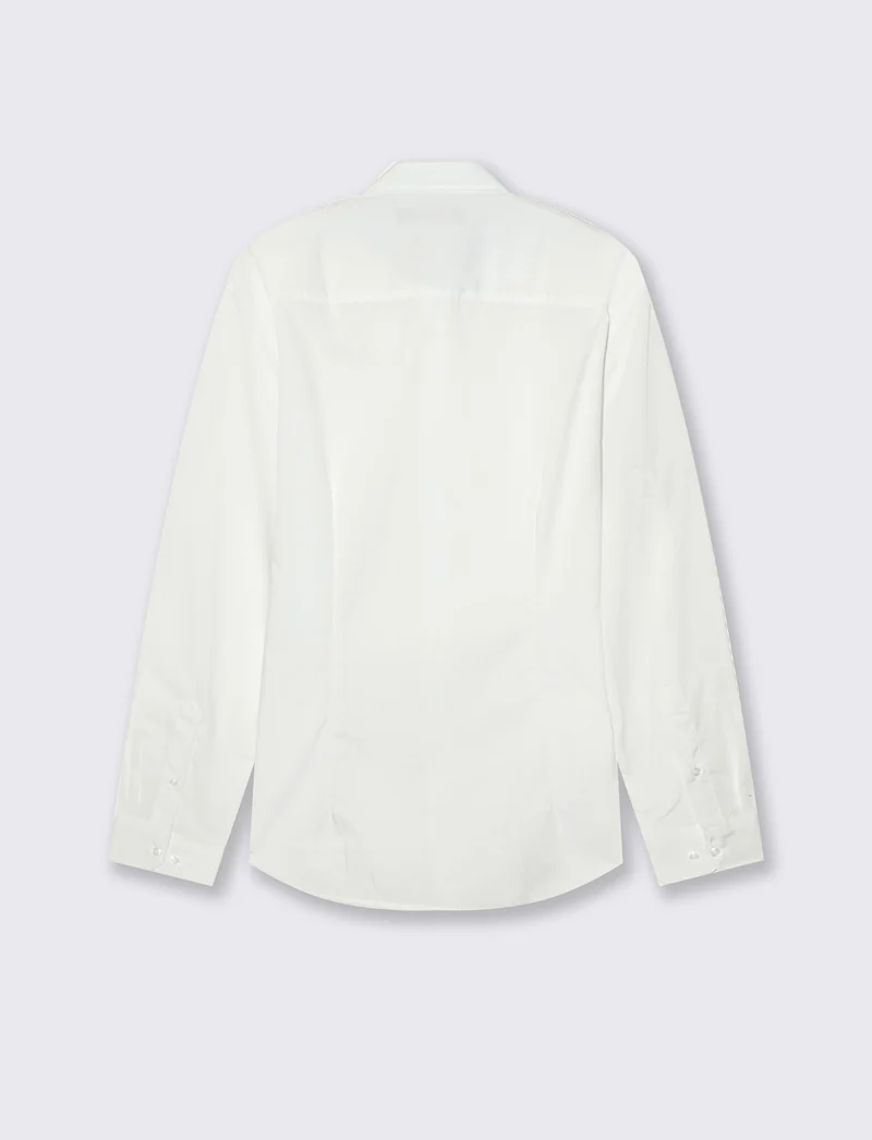 CAMICIA REGULAR FIT EASY IRON UNITA ED A FANTASIA - Bianco