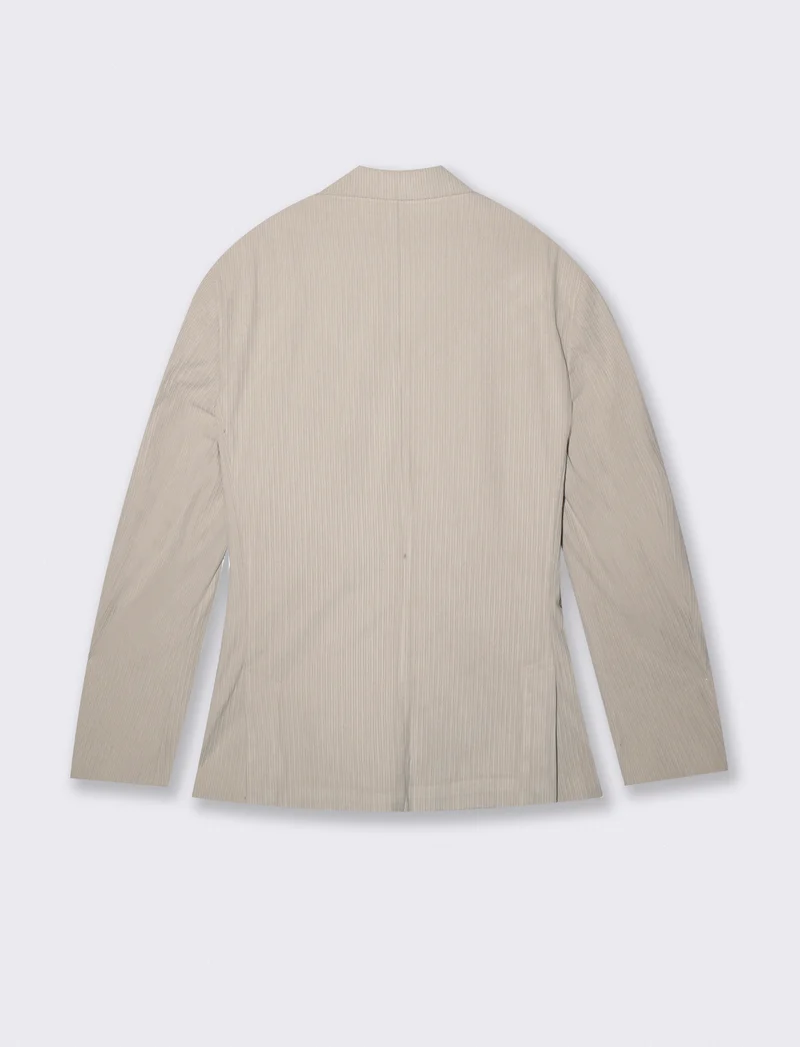 Blazer in velluto costa rocciatore formal fit - Beige