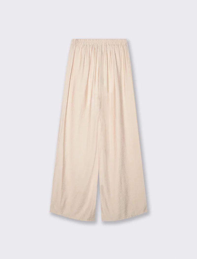 Pantalone palazzo donna vestibilità morbida - coccio