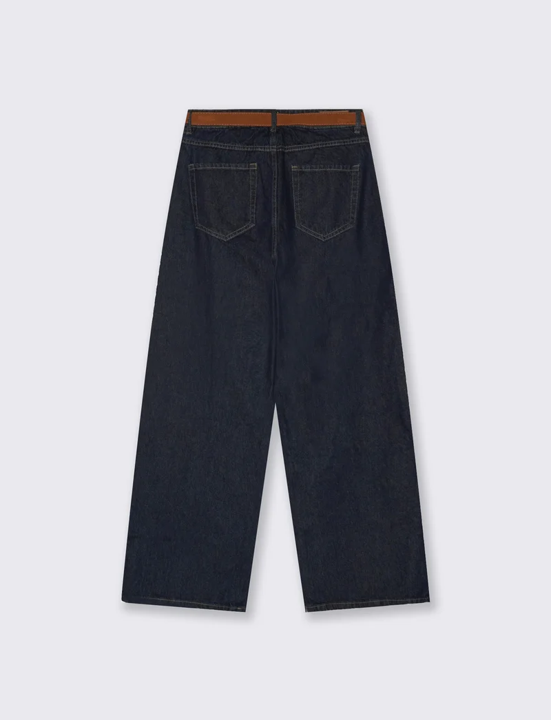 Jeans chino wide leg - Denim