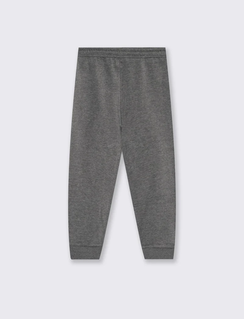 Pantaloni jogger in cotone comfortevoli - Grigio mel.