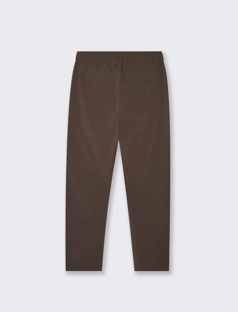 Pantaloni Chino Jogger Slim Fit Comfort - Moro
