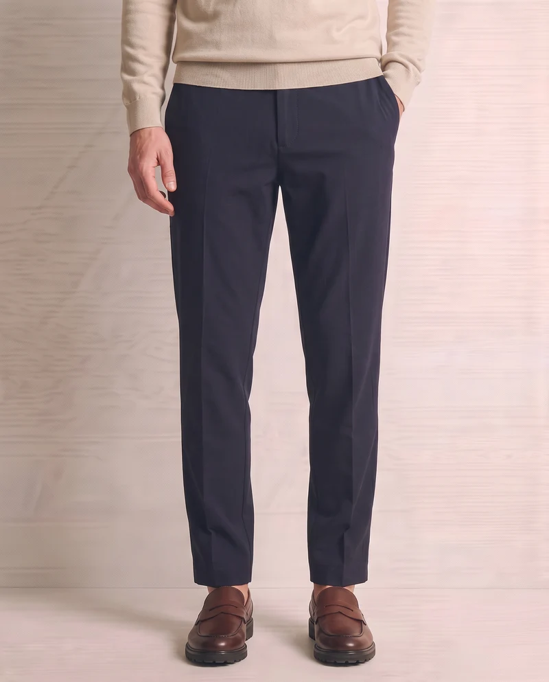 Pantaloni Chino Jogger Slim Fit Comfort - Blu