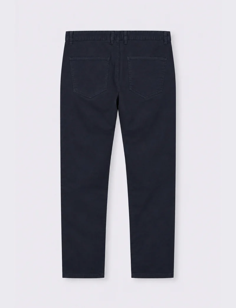 PANTALONI BASIC 5 TASCHE REGULAR FIT - Blu