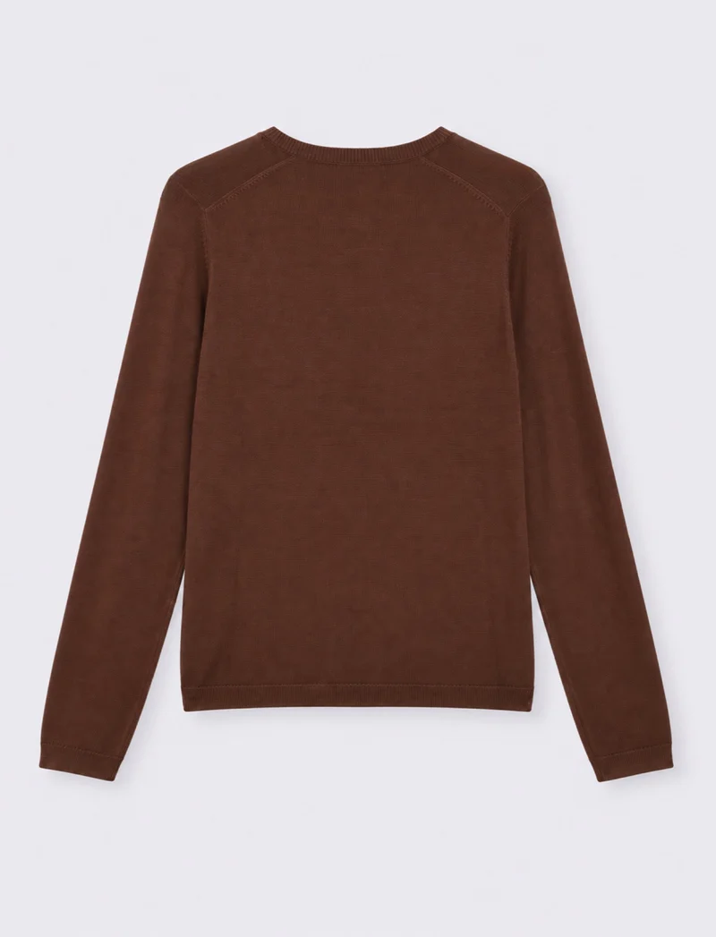 MAGLIA ML BASIC - Marrone