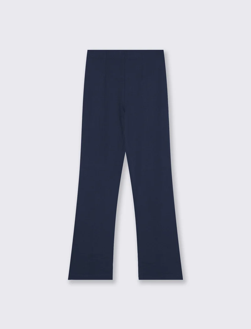 fouseaux con nerve' sul davanti - Blu