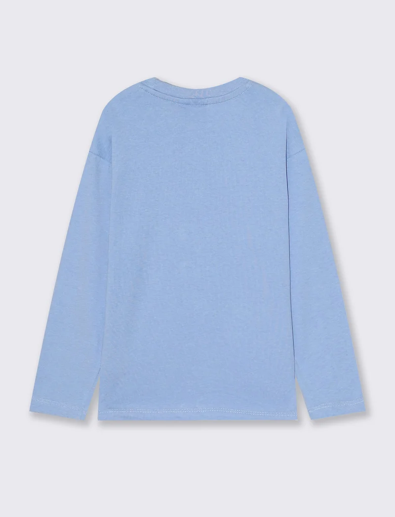 T-shirt maniche lunghe Stumble Guys - Azzurro