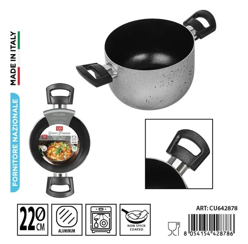 DC CASA GRAN FUOCO PENTOLA 2MAN. 22CM