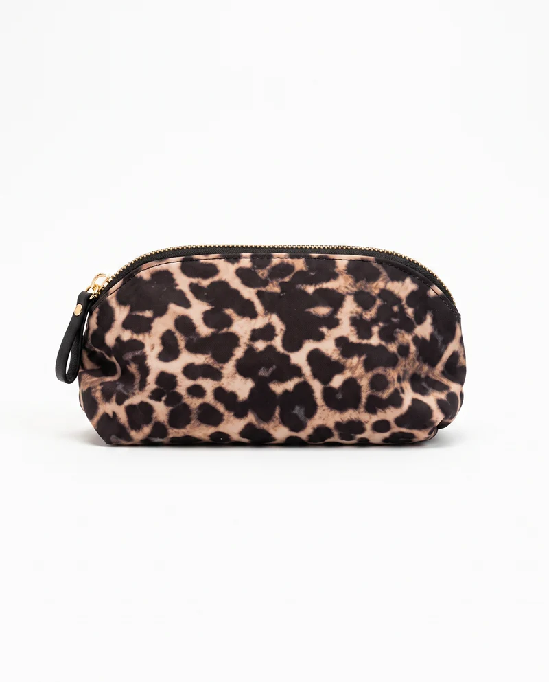 Necessaire in nylon - Leopardato