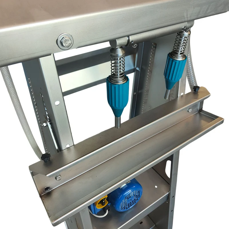 RIEMPITRICE INOX PER OLIO 2 SIFONI CON POMPA