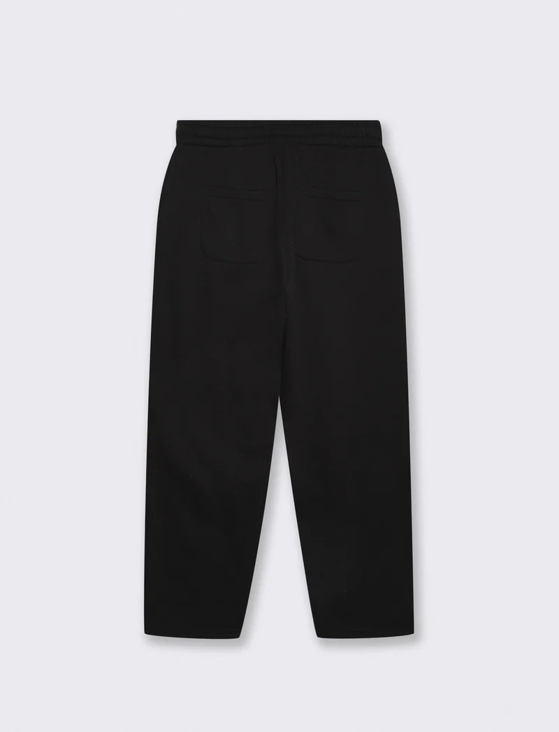 Pantaloni Jogger Baggy Straight Fit - Nero